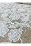 Black Cordone Floral Patterned Sequin Embroidered Luxury Lace Fabric |   Evening Dresses & Special Designs - 3