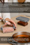 2 Pieces 300ml Organizer Box - Kitchen Drawer Organizer with Lockable Lid Elora Storage Container Gray - 4