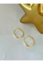 Elegant Textured Hoop Earrings (Steel)