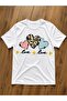 Women's Basic 3 Heart Digital Printed T-Shirt - 2