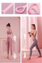 Silicone Resistance Band for Exercise Stretching Resistance Rubber Pilates Yoga Fitness 1 Pcs - 9