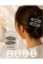 Shiny Sequined Epoxy Open-In-The-Middle 2-Piece Oval Buckle - 2