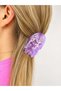 Purple Jellyfish Acrylic Latch Buckle