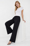 Oşho Modal Fabric Trousers – with Pockets, Elastic Waist, Comfortable Cut, Plus Size Compatible, Loose Fit - 3