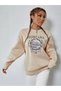 Women's Mink Montana Helena Printed Oversize Sweatshirt - 6