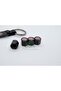 Fiat Matte Black Metal Luxury Valve Cover and Keychain Set - 2