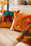 Mouds Set of 4 Autumn Forest Patterned Decorative Throw Pillow Covers 43X43 cm - 3