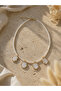 Seashell Figured Pearl Necklace – Handmade Summer Necklace - 3