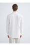 Regular Fit Long Sleeve Plaid Men's Shirt - 5