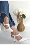 Tula White Patent Leather Heeled Shoes - 3