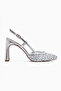 Doa Silver Mesh Detailed Women's Heeled Shoes - 2