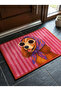 Non-Slip Sole Positive Energy Themed Washable Door Front-Bathroom Mat 40X60 cm