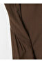 Original Oval Neck Pleated Peplum Blouse - 8