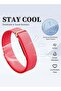 Woven Nylon Sport Loop Band for Fitbit Air – Breathable Elastic Replacement Strap with Secure Hook-and-Loop Fastener – Comfortable Lightweight Wristband - Berry Berry - 3