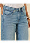 Women Light Wash Turn-Up Straight Jeans - 4