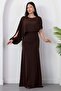 Crew Neck Single Sleeve Sandy Dress K-252785 - 6