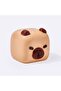Squishy Brown Capybara Cube