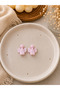 Handmade Murano Glass Pink Angel Beads (2 Pieces)