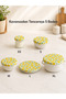 Bowl Cover Washable 100% Cotton Set of 5, Pot and Plate Cover, Multi-Use Food Cover - 5