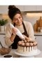 Cream Piping Bag Set 10-Piece Cake Cream Decorating Bag with Stainless Steel Tips
