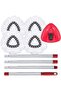 Includes 4 replacement mop heads, 30 to 58-inch mop handles, and 1 mop base (white (single-slot system)) for the O Cedar EasyWring microfiber mop.