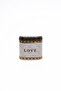Mosaic Love Patterned Metal Storage Container, 11 X 15 Cm, Kitchen Organizer, 1 Lt