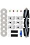 Accessory kit for ECOVACS DEEBOT T20 OMNI / T20e OMNI robotic vacuum cleaner, including 6 antibacterial dust bags and 6 mops.