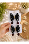 Girl's Cherry Dangle Butterfly Hair Clip 2 Pieces - 6