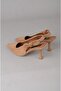 Seç V01 Genuine Leather Heel Shoes (Heel Height: 8 cm) Si̇garo - 4