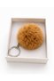 Plush Paw Brown Pompom Keychain and Bag Accessory Gift - 2