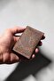 Genuine Leather Card Holder with Shawl Pattern, Minimal Size, Men's and Women's Card Holder - 8