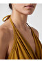 ESVAB • بلوزة حديثة ومميزة بياقة هالتر وربطة عنق - 4