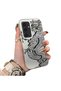 Samsung Galaxy S24 Plus Compatible High-Quality Chinese Style Black and White Dragon Printed Case - 2