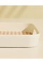 Ivory And Pink Bamboo Rectangle Tray - 5