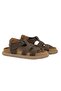 Velcro Nubuck Women's Sandals 215554 Brown - 4
