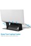 Laptop Stand, Folding Portable Notebook Holder for Desk, Adjustable Lightweight Foldable De - 3