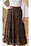 Women's Lined Layered Tulle Modal Skirt - 2