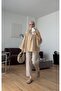 Flounced Sleeves Chiffon Scarf Lined Summer Blouse - 2