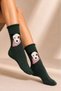 Women's Cotton Elasticless Socks with Patterned Design, Multi-Colored, Pack of 4 - 2