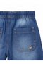 Benetton Baby Boy Elastic Waist Bermuda Shorts Blue - 3