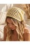 Decorated Knitwear Bandana with End Detail - 3
