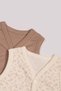 2-Piece Baby Vest Set 100% Cotton Soft Textured with Snap Fasteners for Girls and Boys 3-24 Months - 3