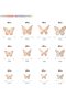 3D Butterfly Wall Decor, 48 Pcs 4 Styles 3 Sizes, Removable Metallic Wall Sticker Room Mural Decals for Kids Bedroom Nursery Classroom Party Decoration Wedding Decor DIY Gift (Rose Gold) - 5