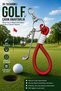 3D Design Golf-Themed Charm Keychain – Featuring Metal Golf Ball and Golf Club