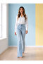 Ngbutika Women's Snow Blue Lycra Stretchy Spanish Leg Jeans - 4