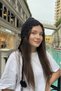 Knitted Summer Beret Black Floral Motif Hair Band |   Summer Stylish Model - 4