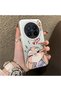Vivo X200 Pro Compatible Heart-Themed Fox and Rabbit Printed Case, Matching Cover for Friends and Couples