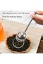304 Stainless Steel Tea Infuser Ball, Retractable Press Tea Strainer, Reusable Tea Filter Spoon for Loose Leaf Tea, Portable Tea Ball for Cup Mug