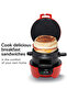 3-in-1 Breakfast Sandwich Maker, Electric Hamburger Maker with Non-Stick Plates, Multi Layer Grill for Egg, Ham, Cheese, Quick Breakfast Burger Machine for Home - 6