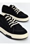 Lcw Steps Black Thick Soled Women's Sports Shoes - 3
